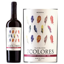 Load image into Gallery viewer, 7 Colores Reserva - Cabernet Sauvignon - País
