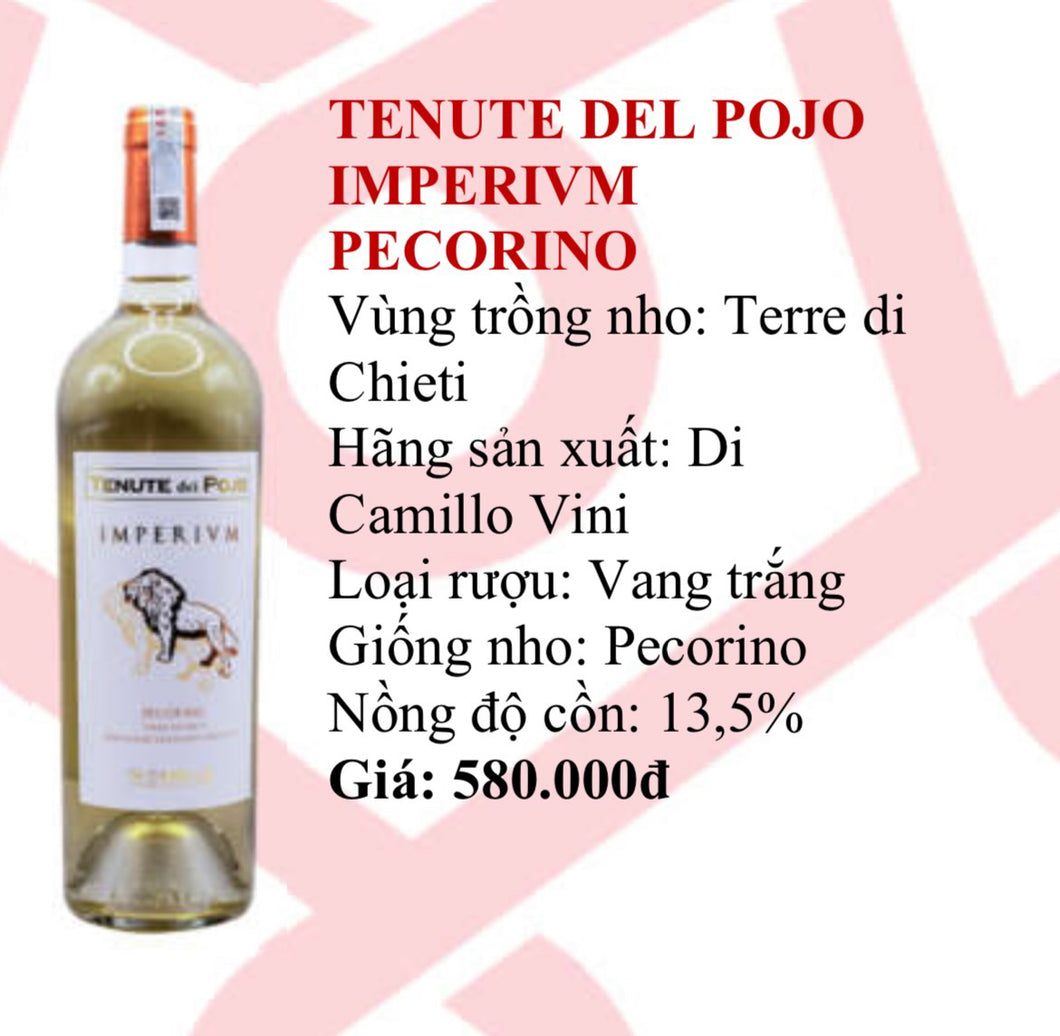 Rượu Vang Trắng Tenute Del Pojo Imperivm Pecorino IGT